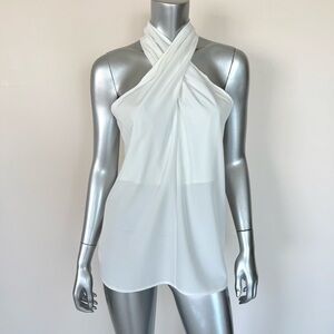 Women white tank top size S